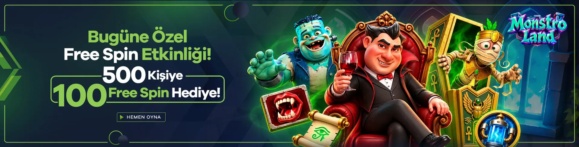 Free Spin Etkinlik!